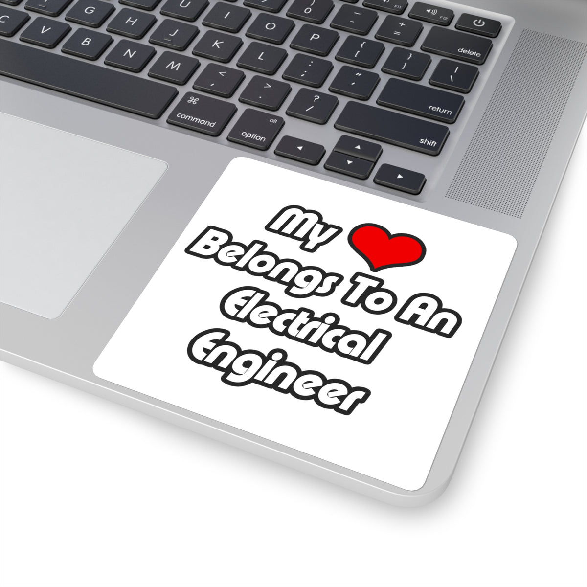 My Heart Belongs To An Electrical Engineer - Square Stickers