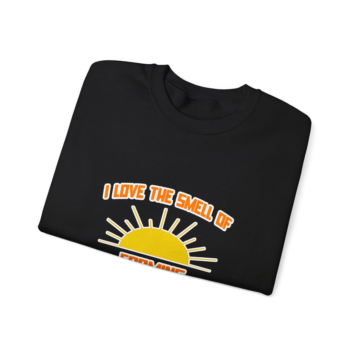 Smell of Farming in the Morning - Unisex Heavy Blend™ Crewneck Sweatshirt