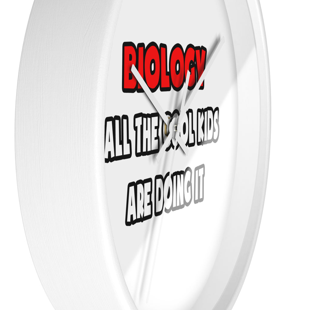 Funny Biologist Shirts and Gifts - Wall Clock