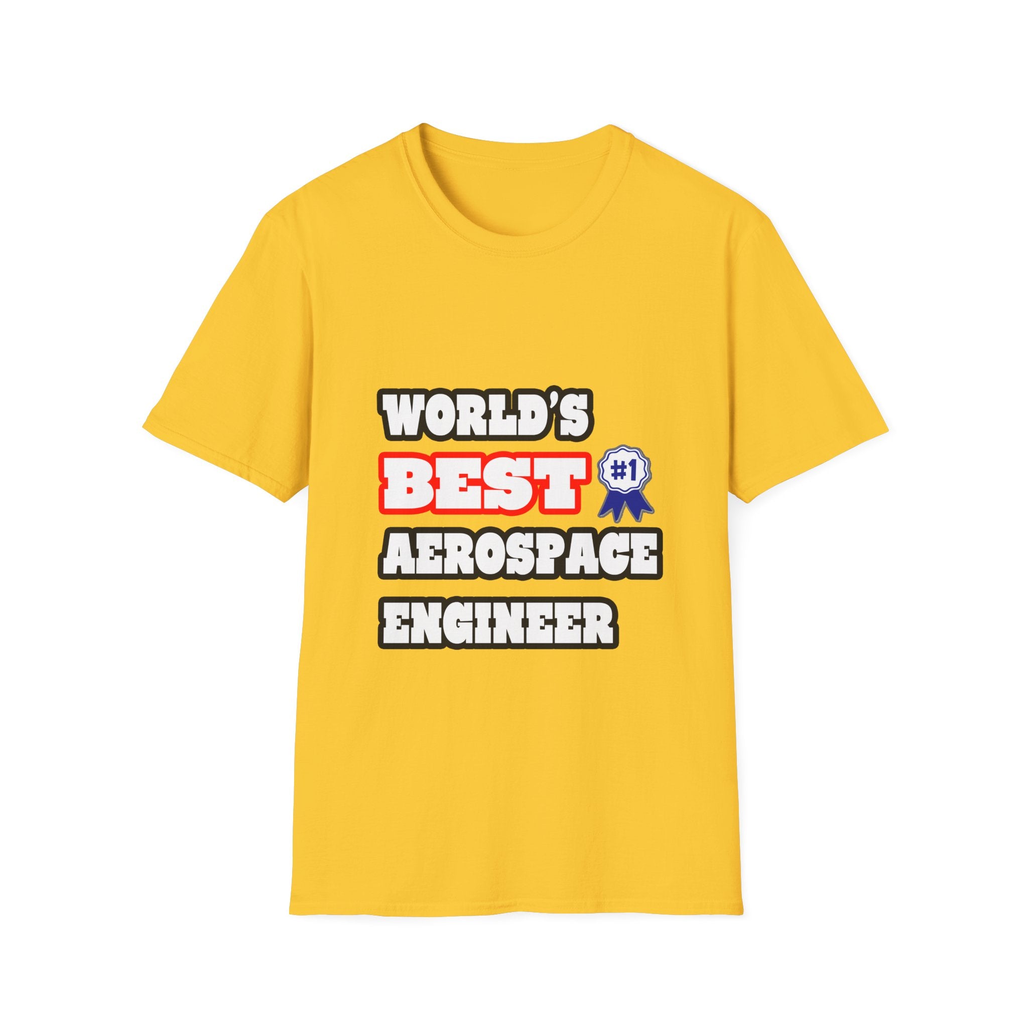World's Best Aerospace Engineer - Unisex Softstyle T-Shirt