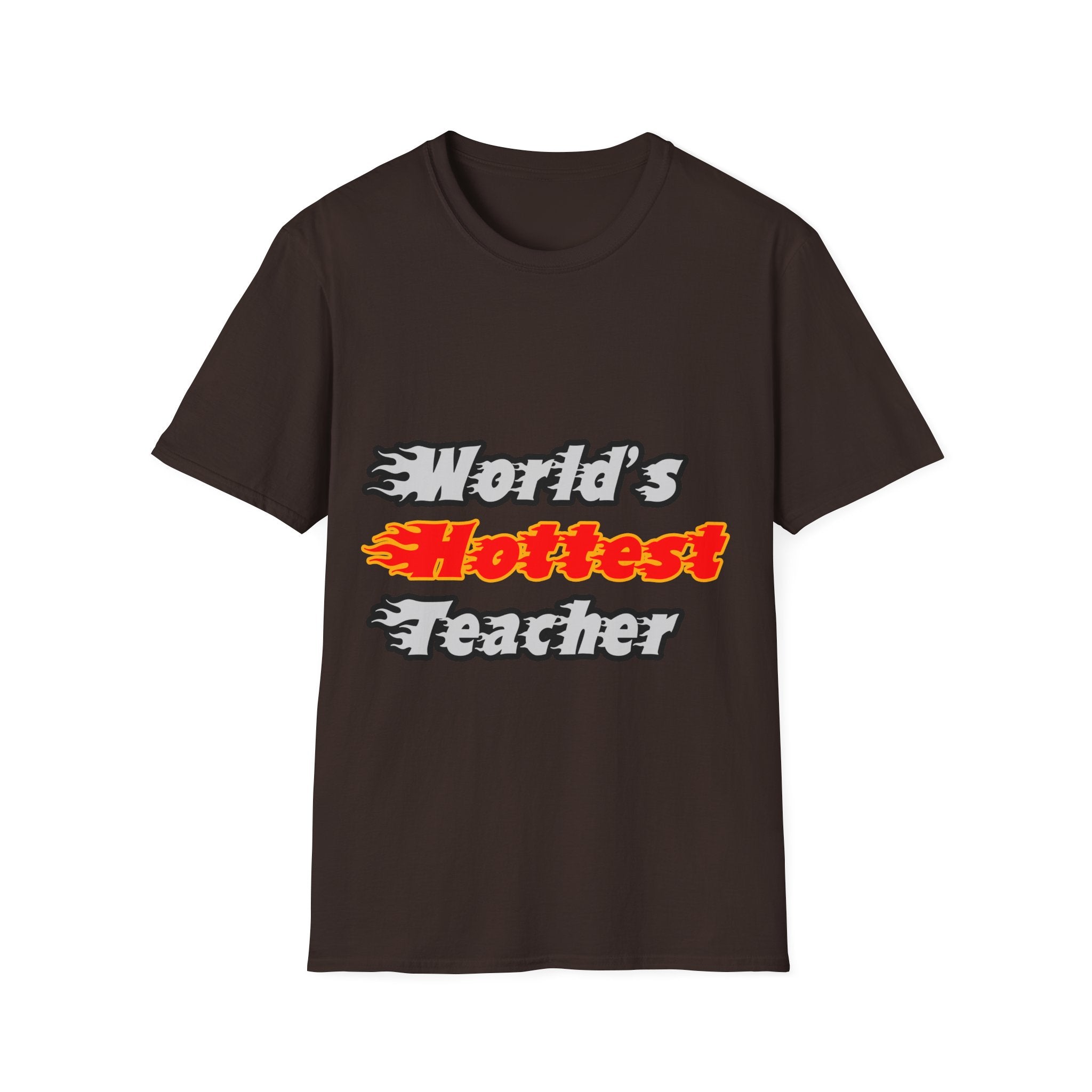 World's Hottest Teacher - Unisex Softstyle T-Shirt