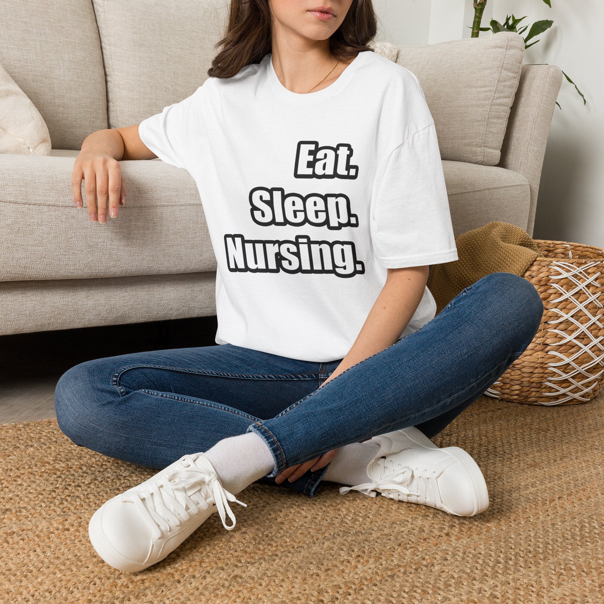 Eat. Sleep. Nursing. - Unisex Softstyle T-Shirt