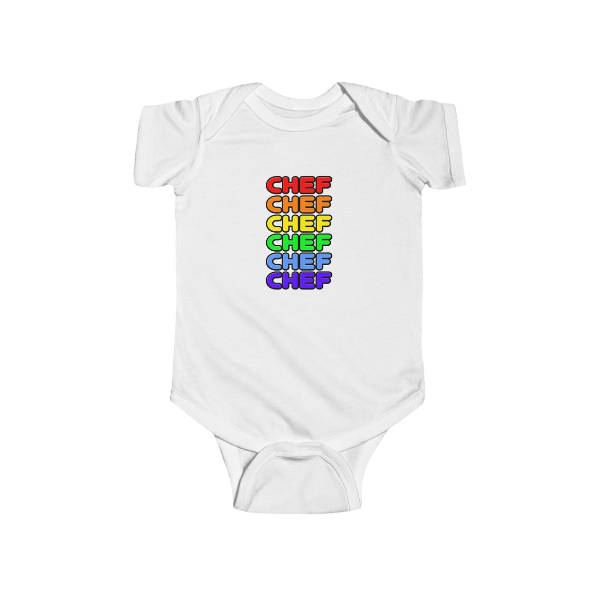 Rainbow Chef - Infant Fine Jersey Bodysuit