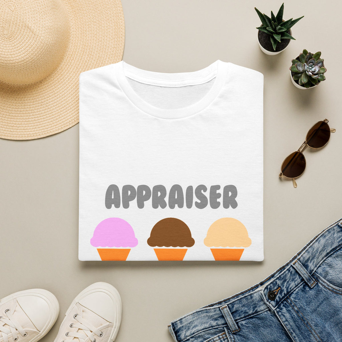 Appraiser ... Will Work For Ice Cream - Unisex Softstyle T-Shirt