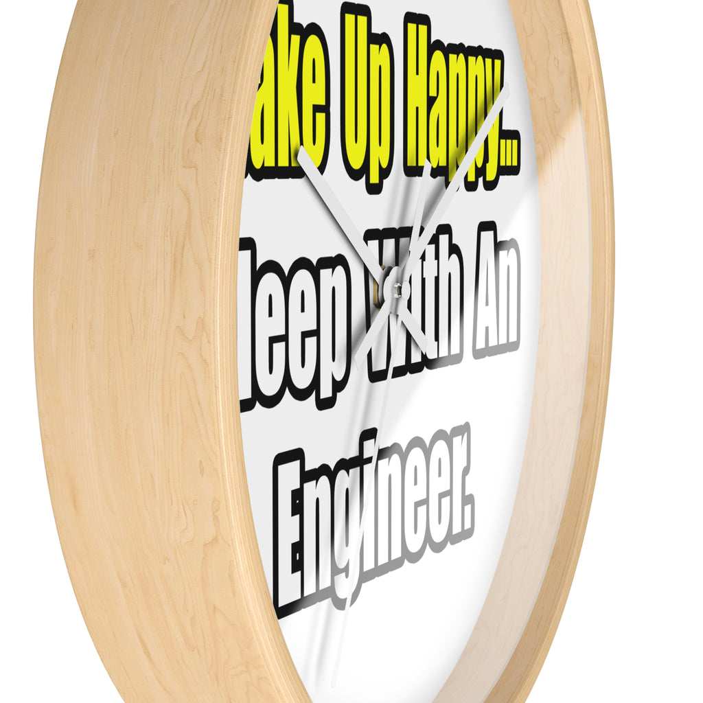 Sleep With Engineer - Wall Clock