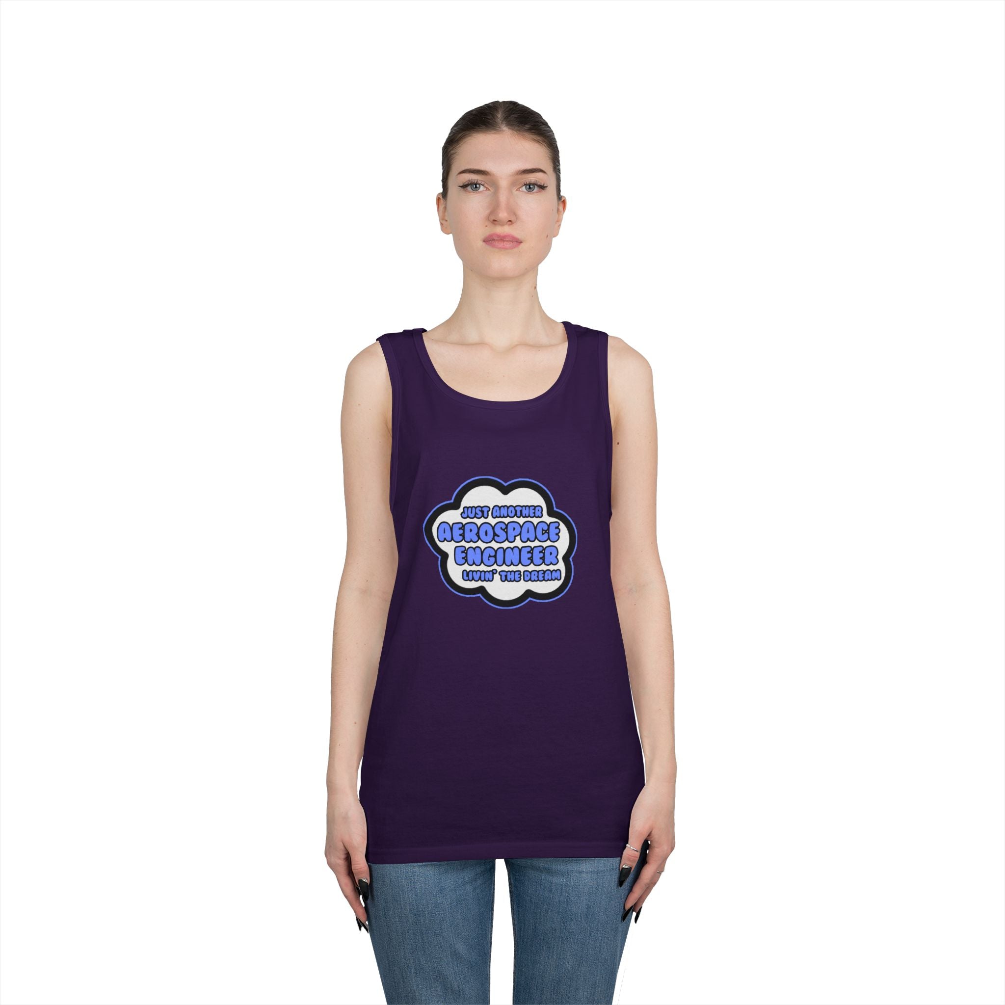 Aerospace Engineer .. Livin' The Dream - Unisex Heavy Cotton Tank Top