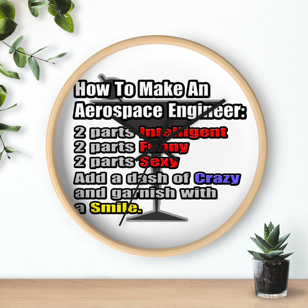How To Make an Aerospace Engineer - Wall Clock