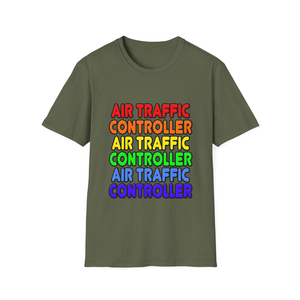 Rainbow Air Traffic Controller - Unisex Softstyle T-Shirt