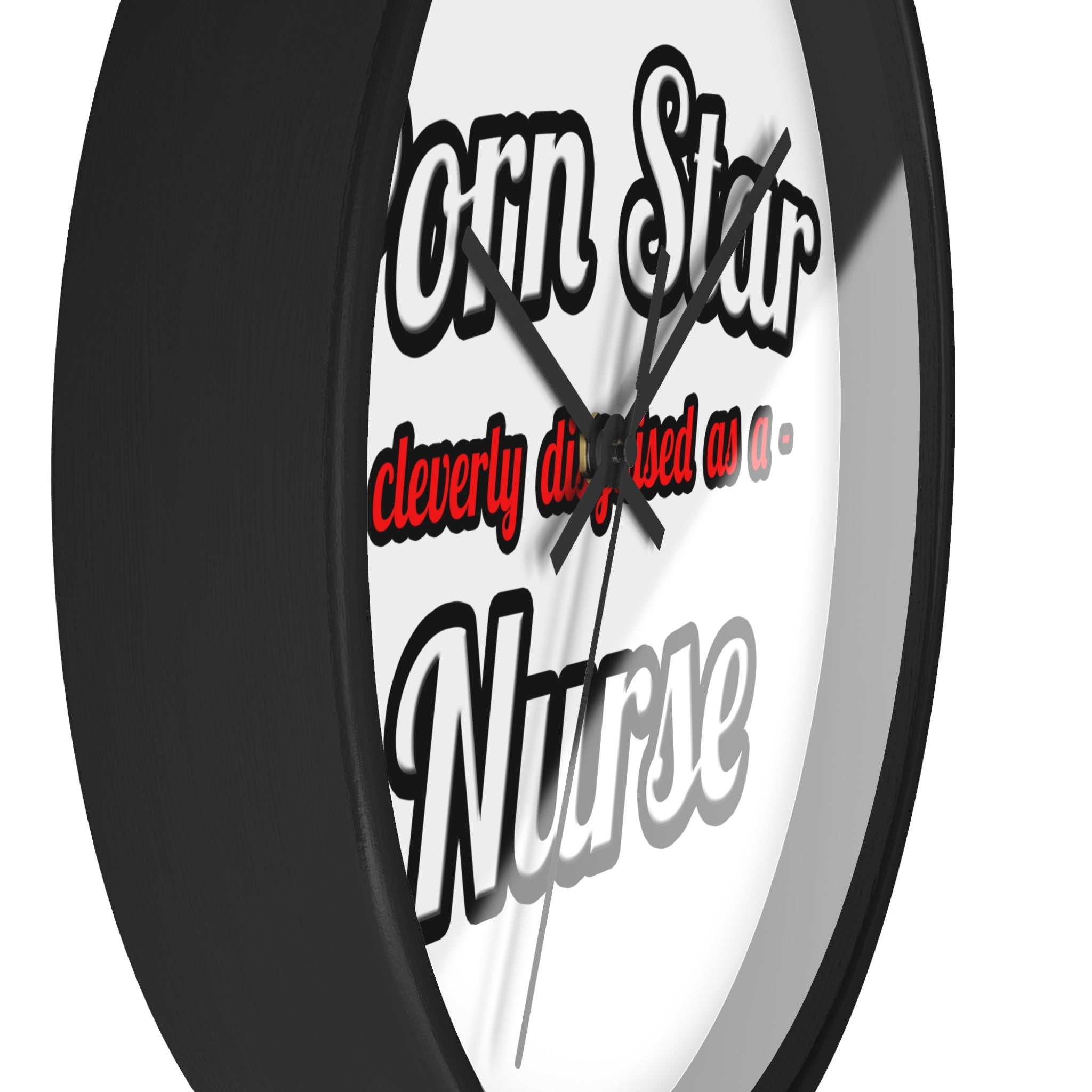 Porn Star...Nurse - Wall Clock