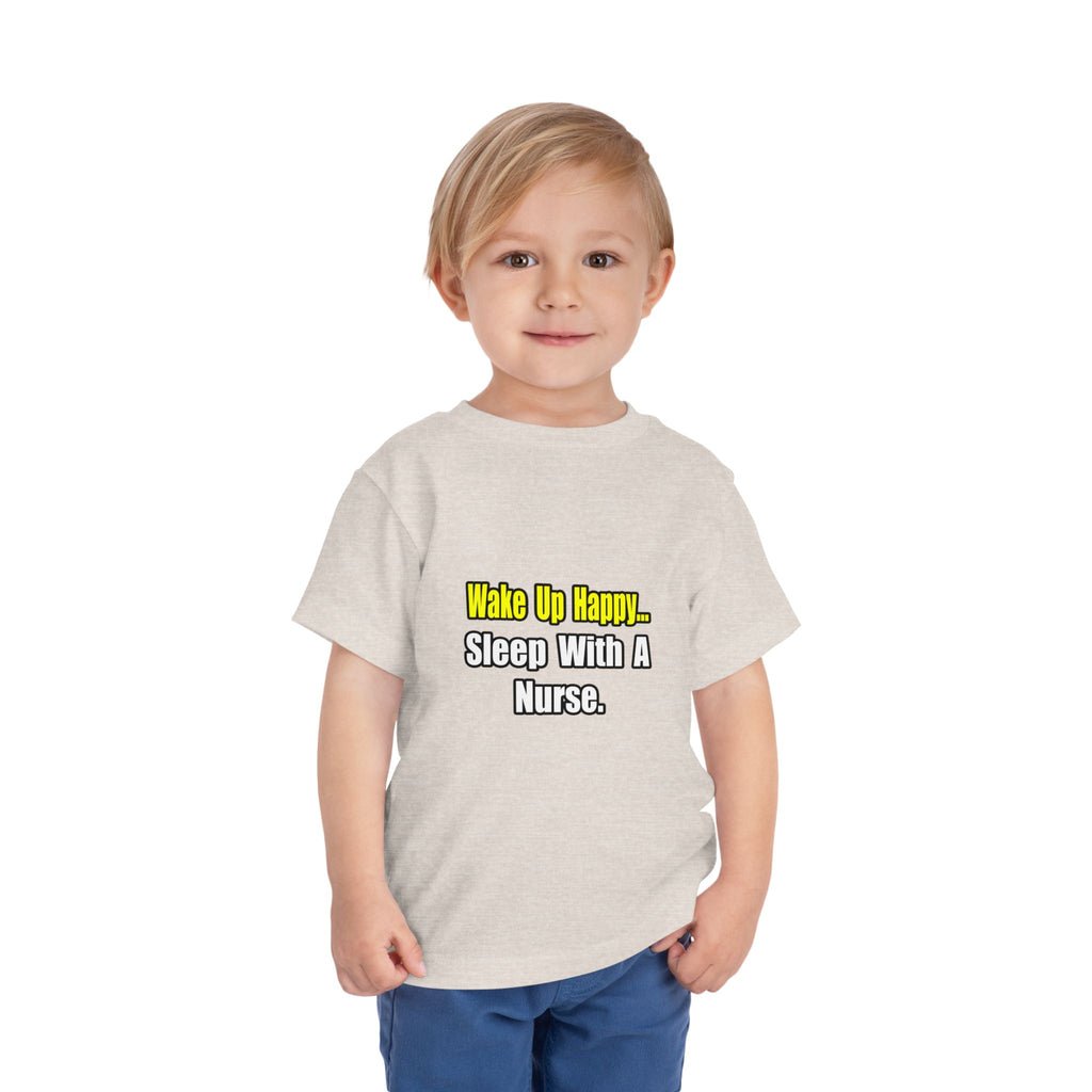 Sleep With a Nurse - Toddler Short Sleeve Tee