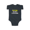 Sleep With An Air Traffic Controller - Infant Fine Jersey Bodysuit