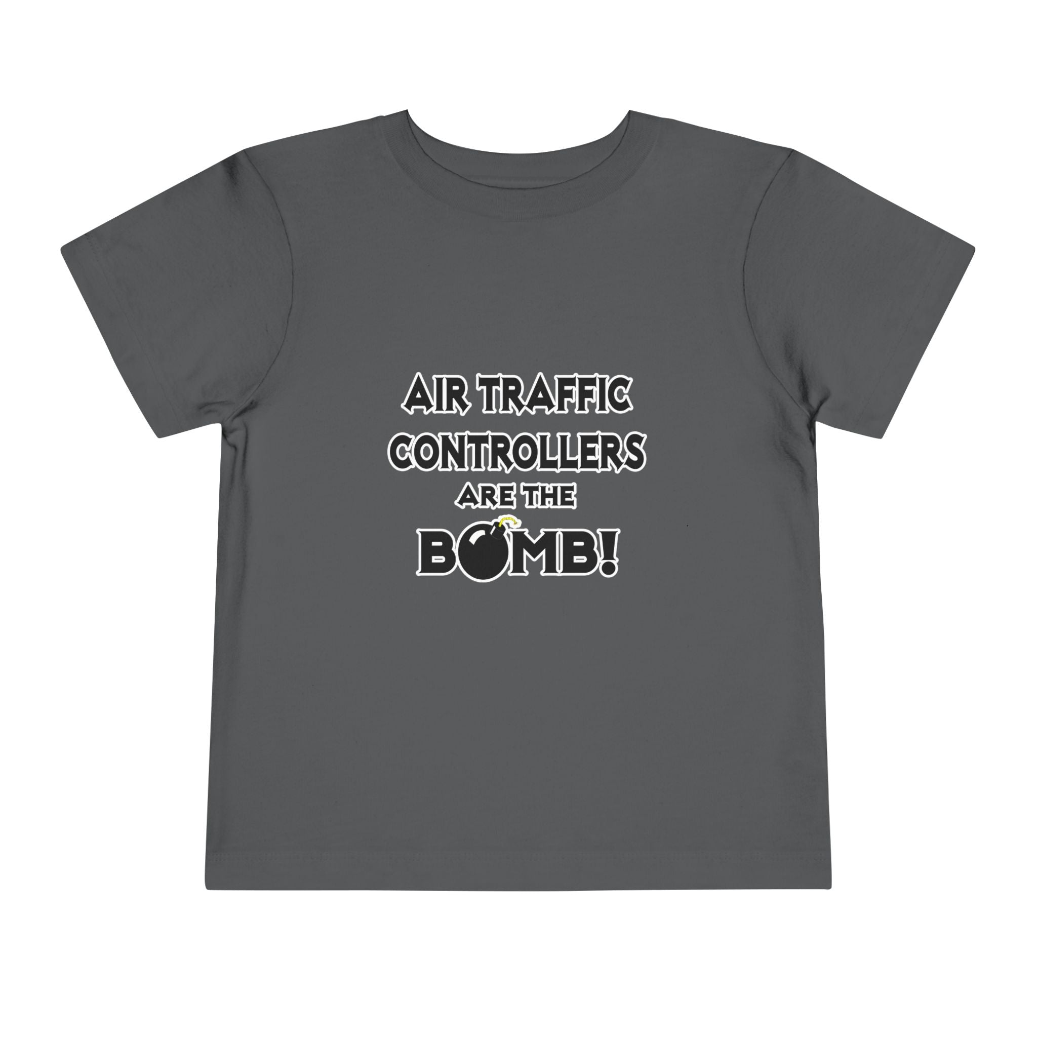 Air Traffic Controllers Are The Bomb! - Toddler Short Sleeve Tee
