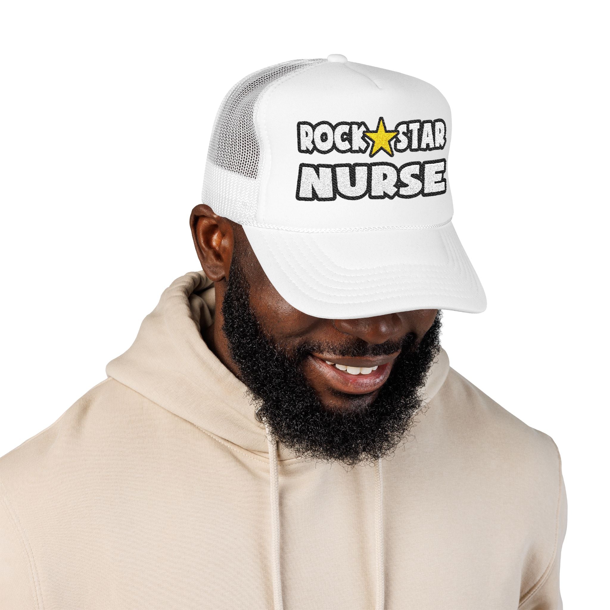 Rock Star Nurse (2) - Foam Trucker Hat