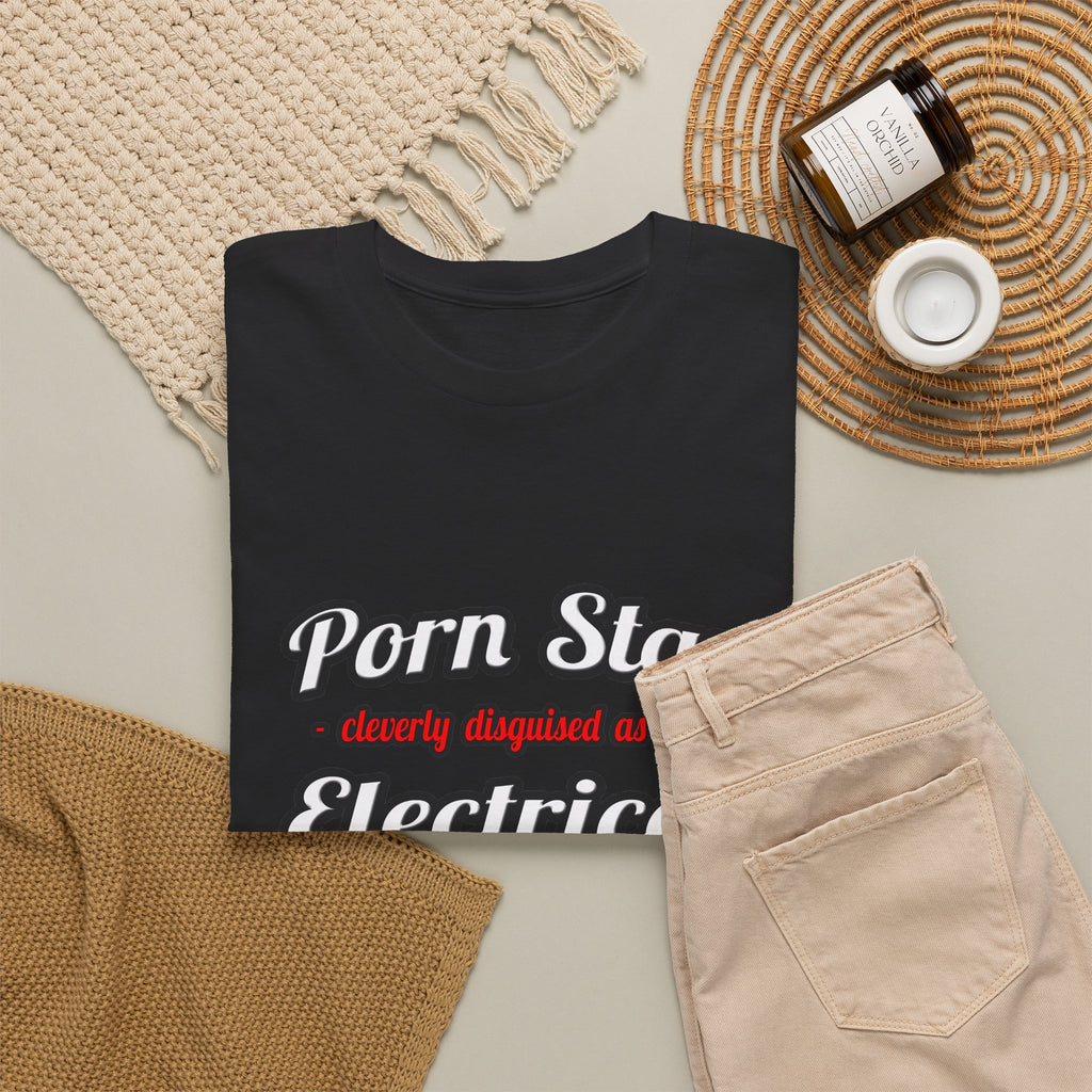 Porn Star...Electrical Engineer - Unisex Heavy Cotton Tee