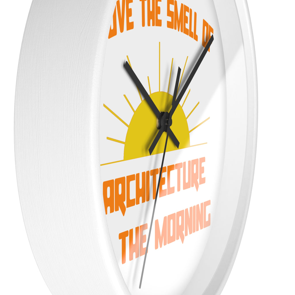 Smell of Architecture in the Morning - Wall Clock