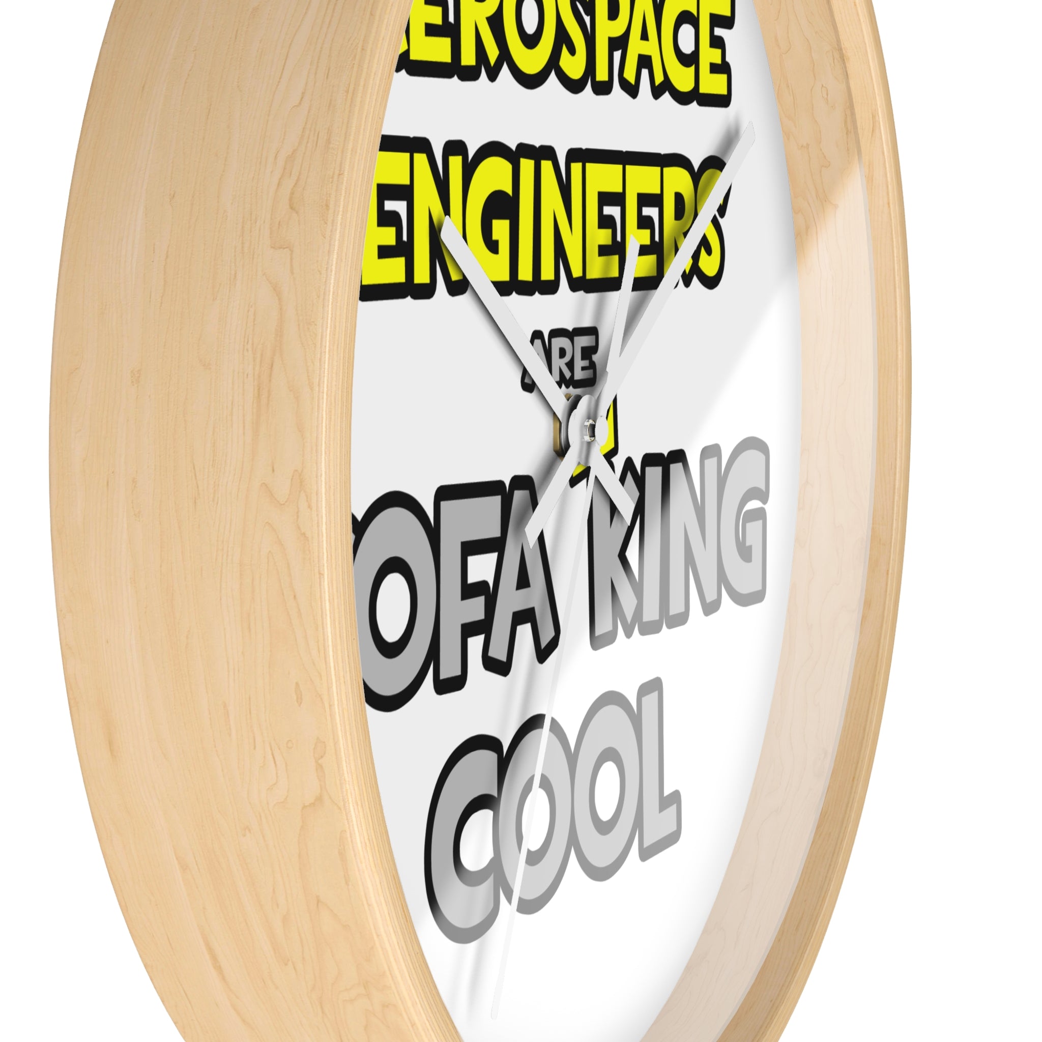Aerospace Engineers Are Sofa King Cool - Wall Clock