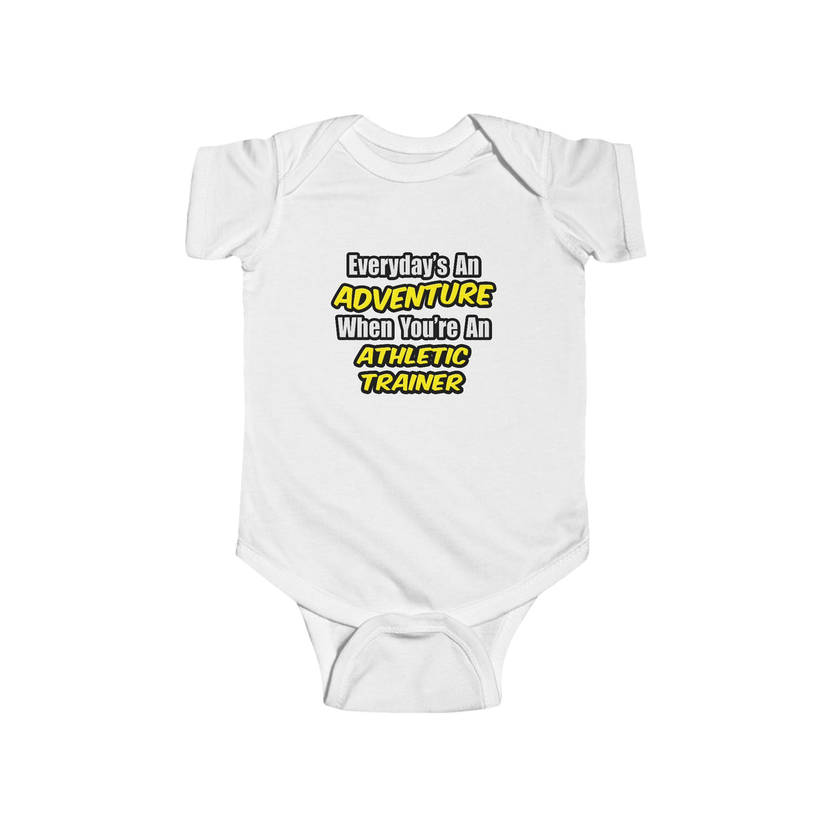 Everyday's An Adventure .. Athletic Trainer - Infant Fine Jersey Bodysuit