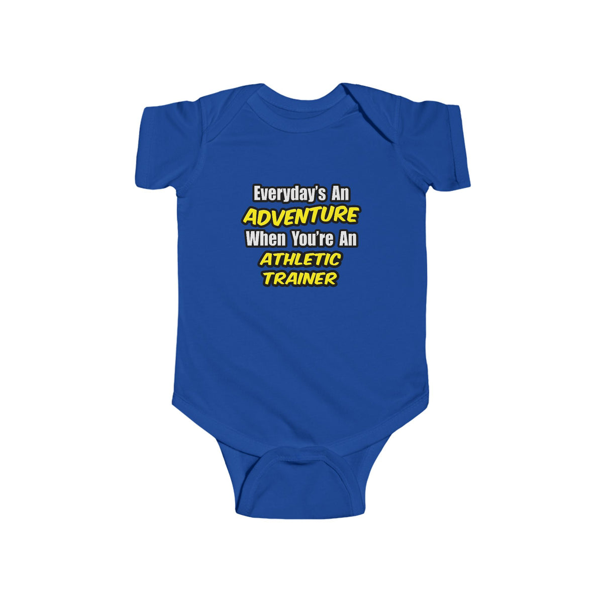 Everyday's An Adventure .. Athletic Trainer - Infant Fine Jersey Bodysuit
