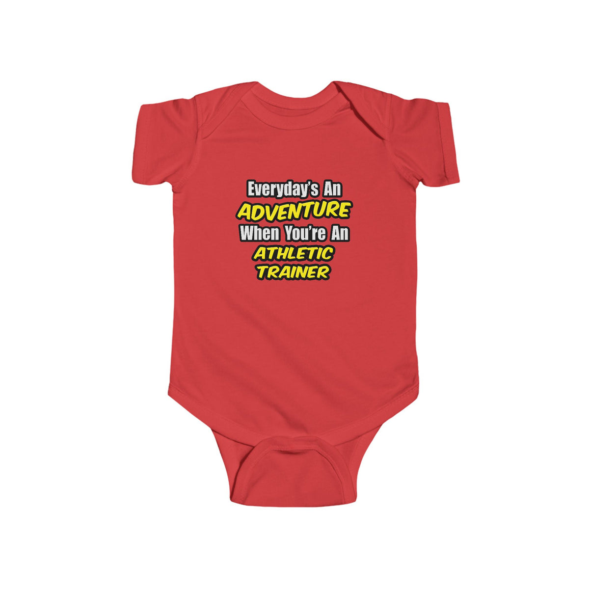 Everyday's An Adventure .. Athletic Trainer - Infant Fine Jersey Bodysuit