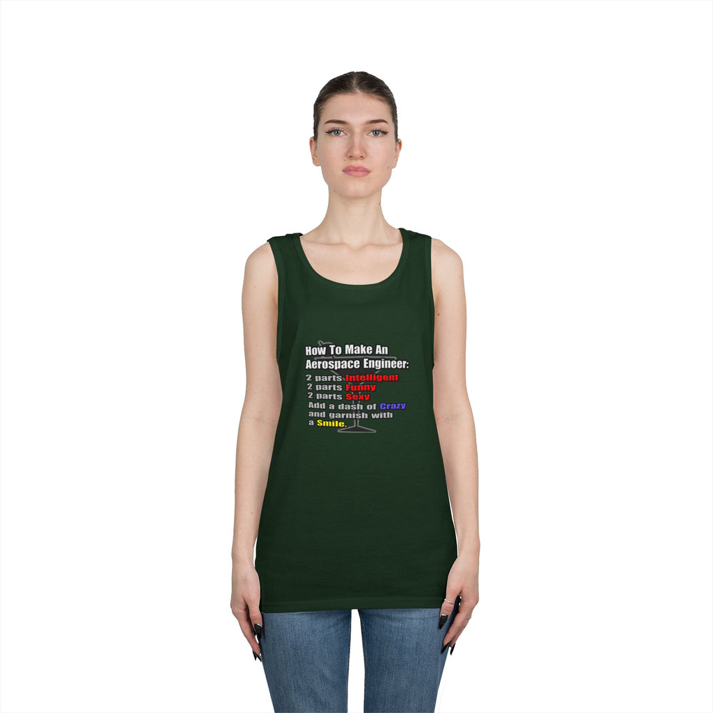 How To Make an Aerospace Engineer - Unisex Heavy Cotton Tank Top