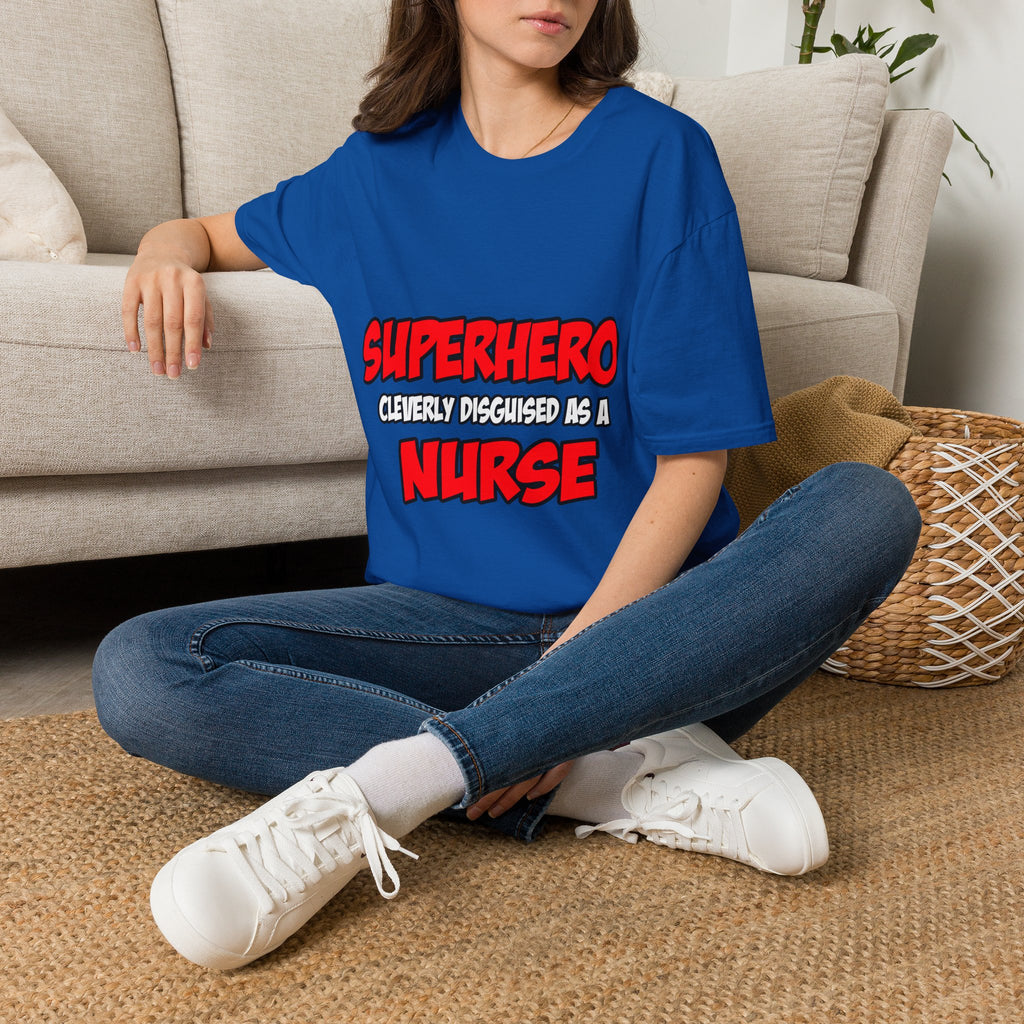 Superhero...Nurse - Unisex Softstyle T-Shirt