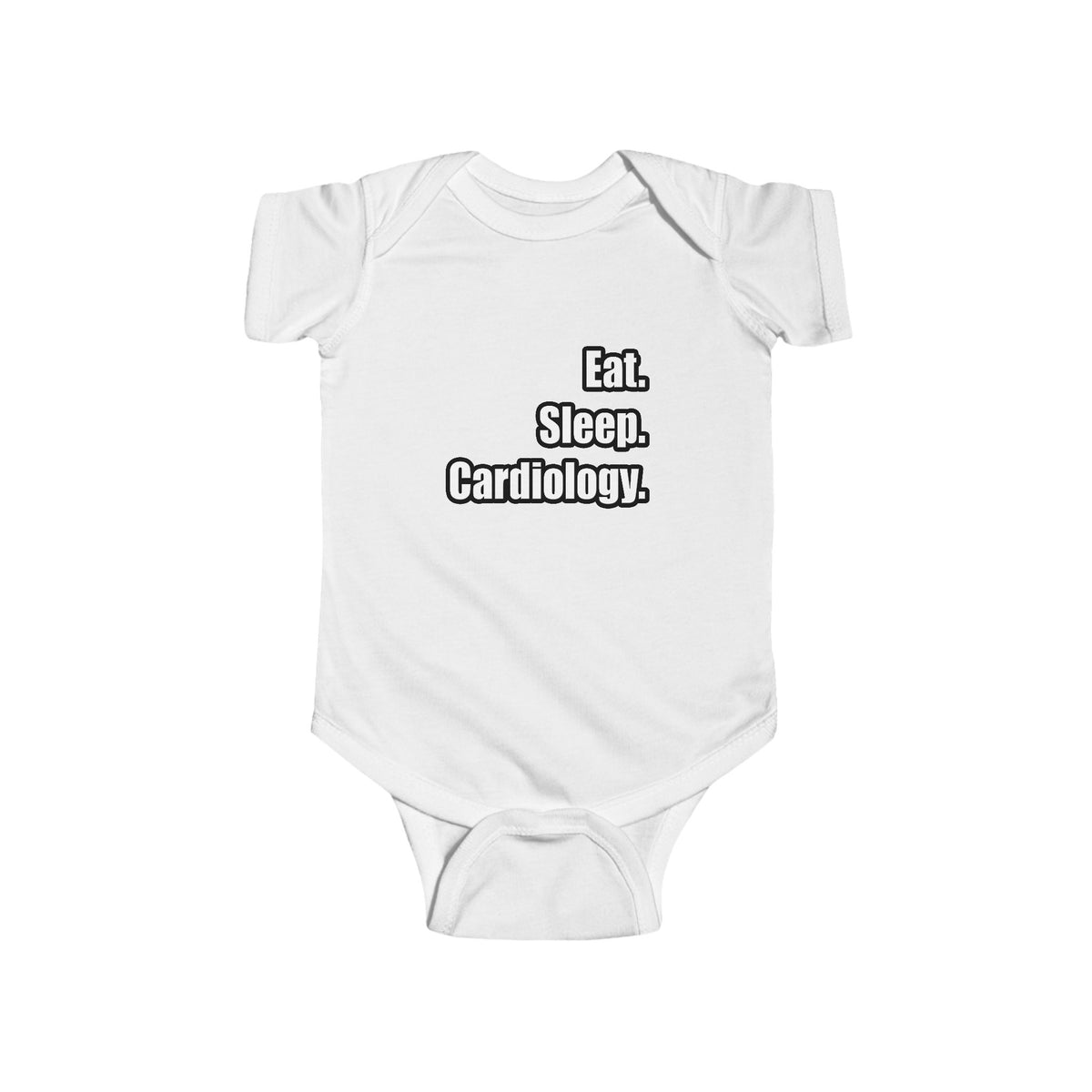 Eat. Sleep. Cardiology - Infant Fine Jersey Bodysuit