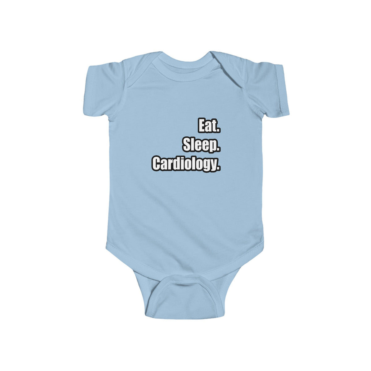 Eat. Sleep. Cardiology - Infant Fine Jersey Bodysuit
