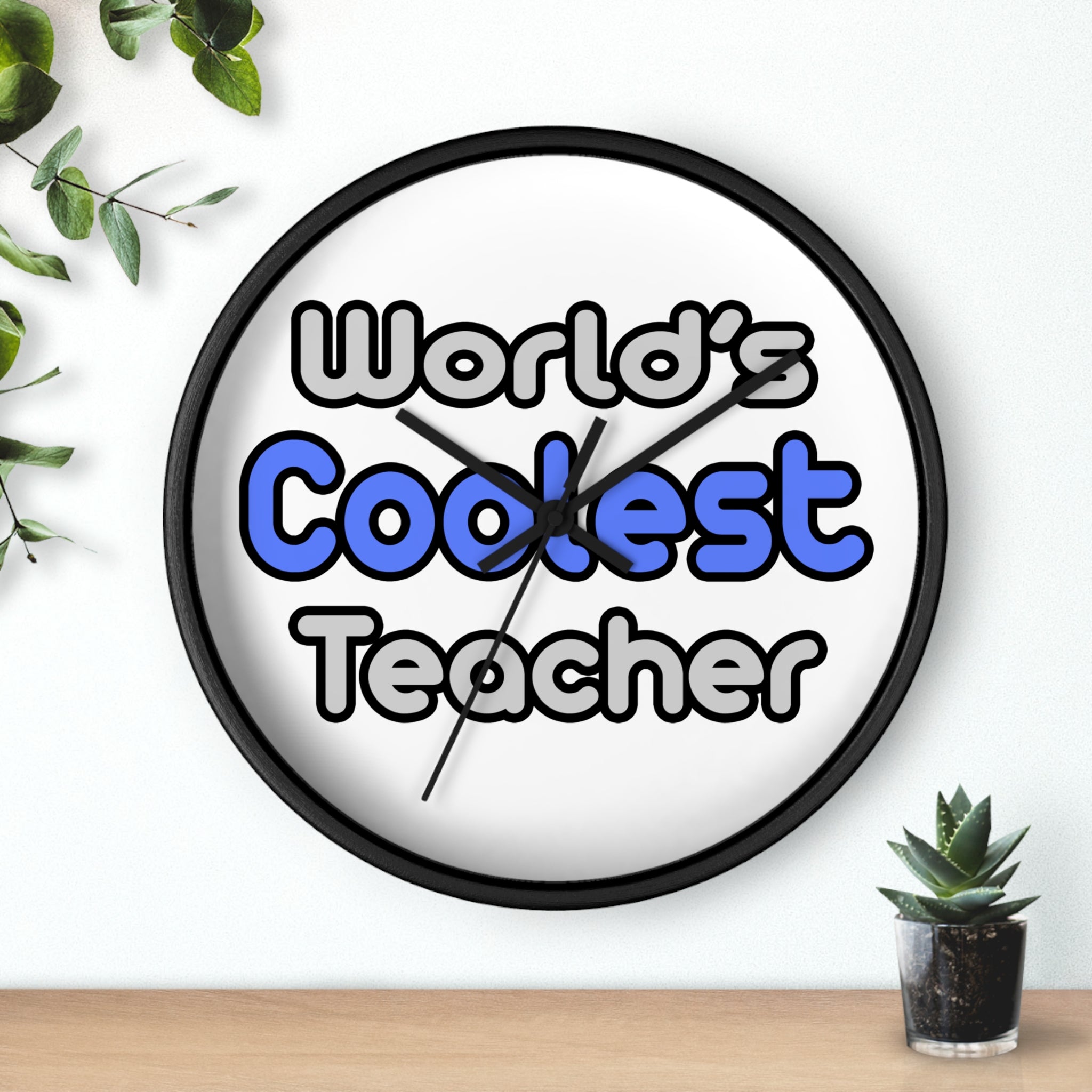 World's Coolest Teacher - Wall Clock