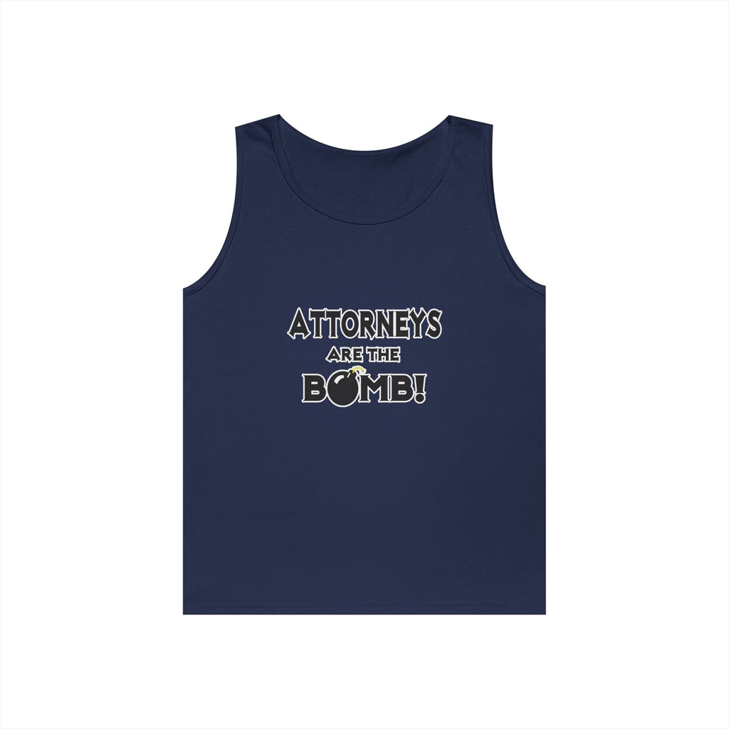 Attorneys Are The Bomb! - Unisex Heavy Cotton Tank Top