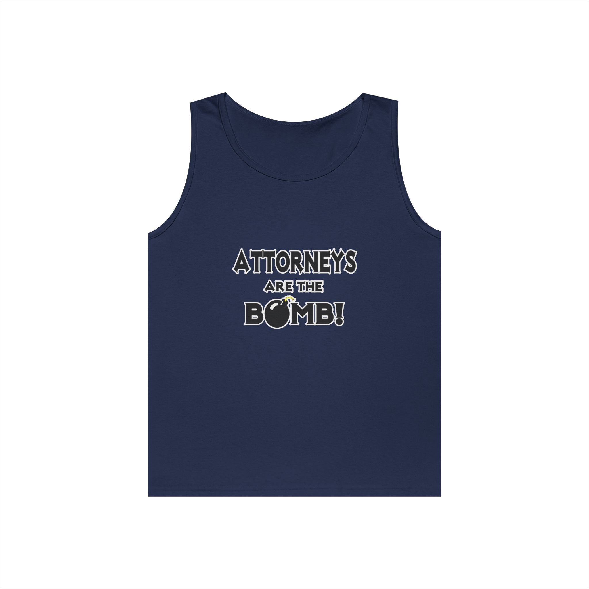 Attorneys Are The Bomb! - Unisex Heavy Cotton Tank Top