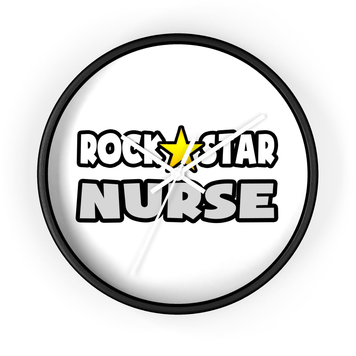 Rock Star Nurse (2) - Wall Clock