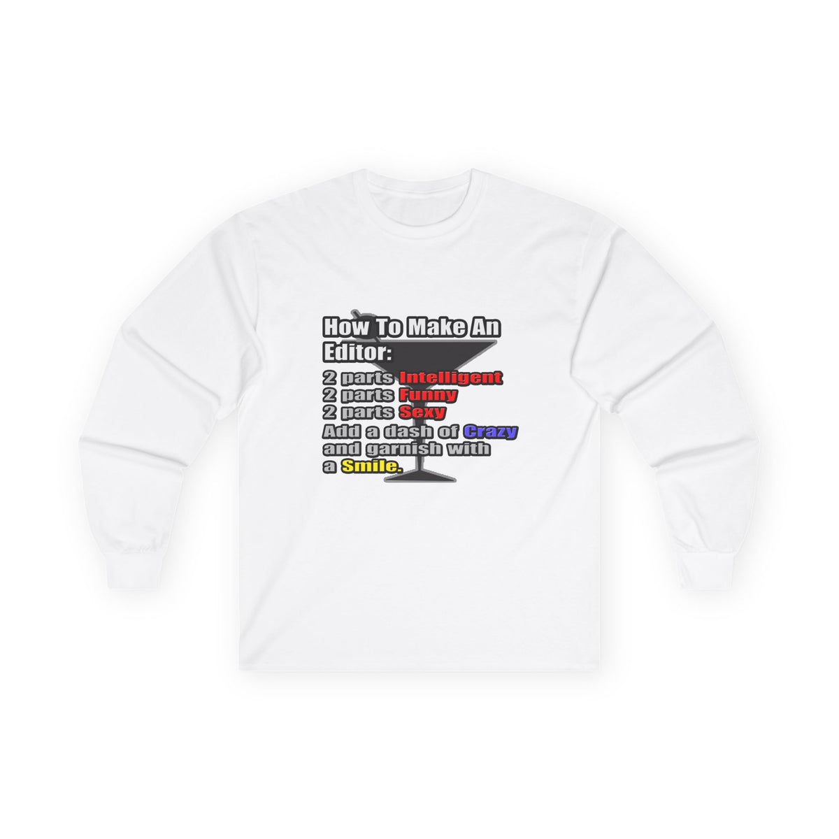 How To Make an Editor - Unisex Ultra Cotton Long Sleeve Tee