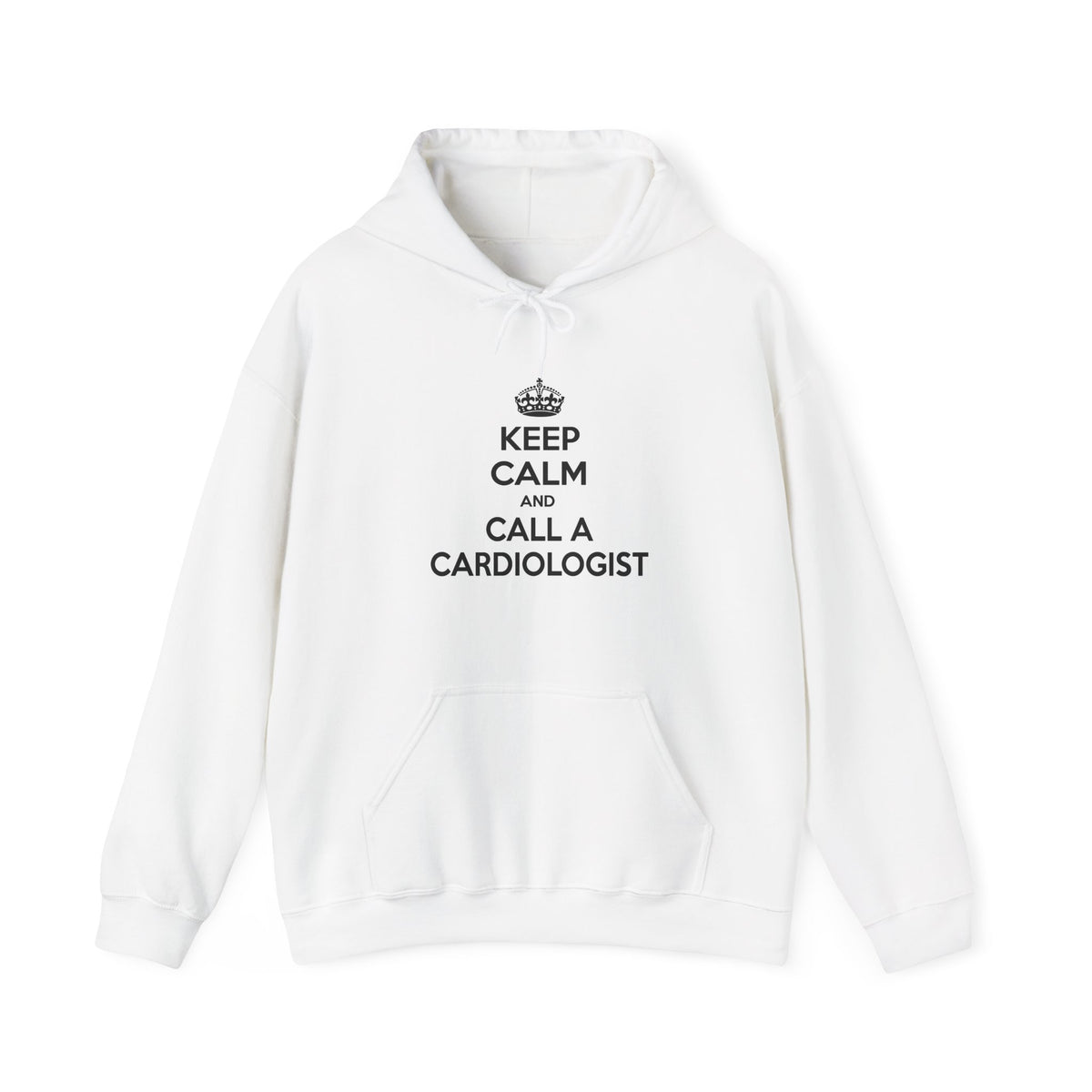 Keep Calm and Call a Cardiologist - Unisex Heavy Blend™ Hooded Sweatshirt
