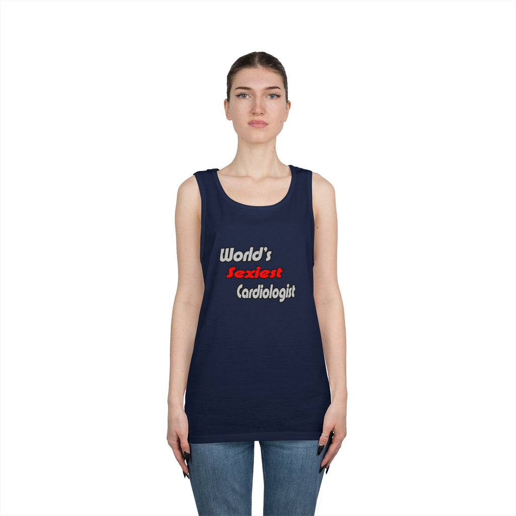 World's Sexiest Cardiologist - Unisex Heavy Cotton Tank Top