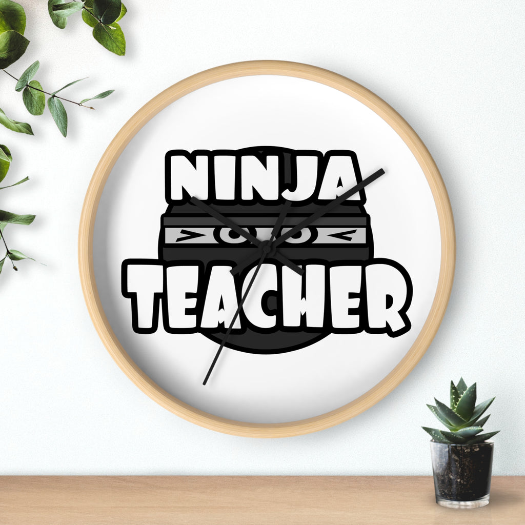 Ninja Teacher - Wall Clock