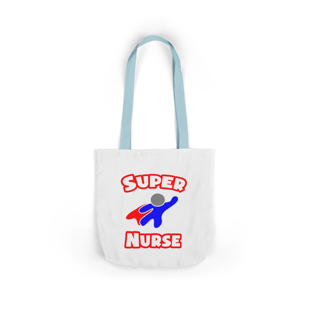 Super Nurse (2) - Canvas Tote Bag, 5-Color Straps
