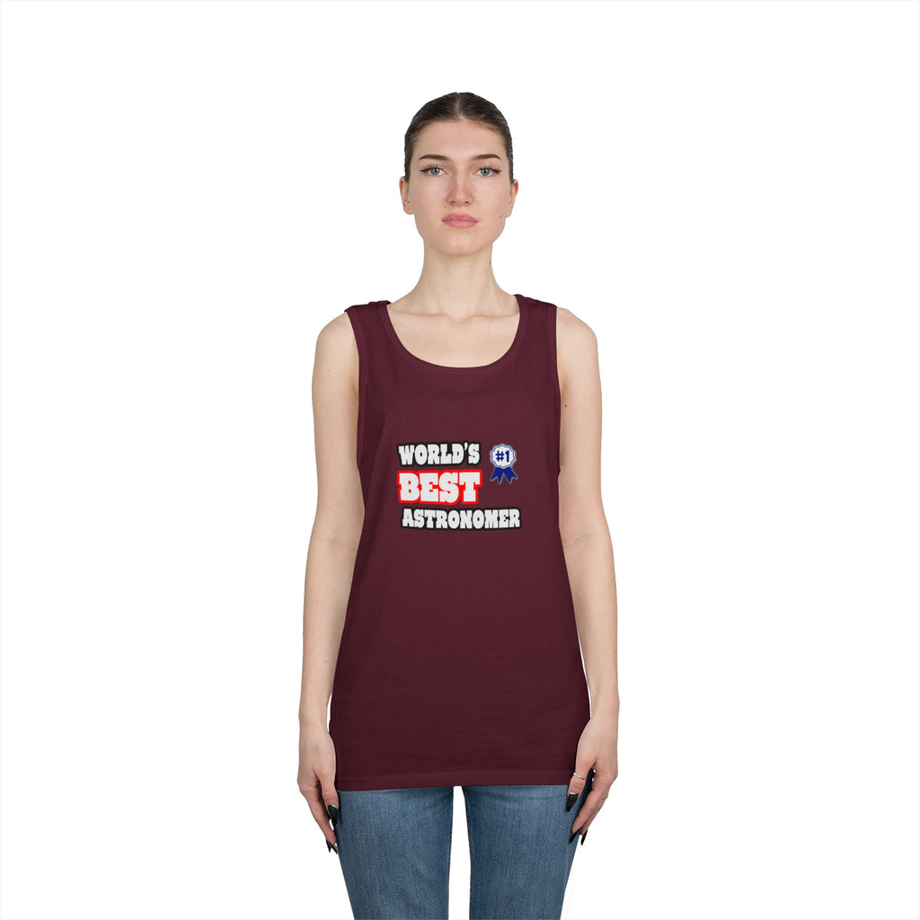 World's Best Astronomer - Unisex Heavy Cotton Tank Top