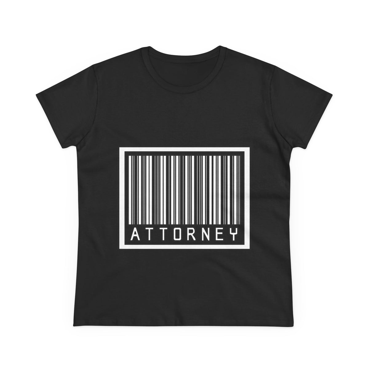 Barcode Attorney - Women's Midweight Cotton Tee