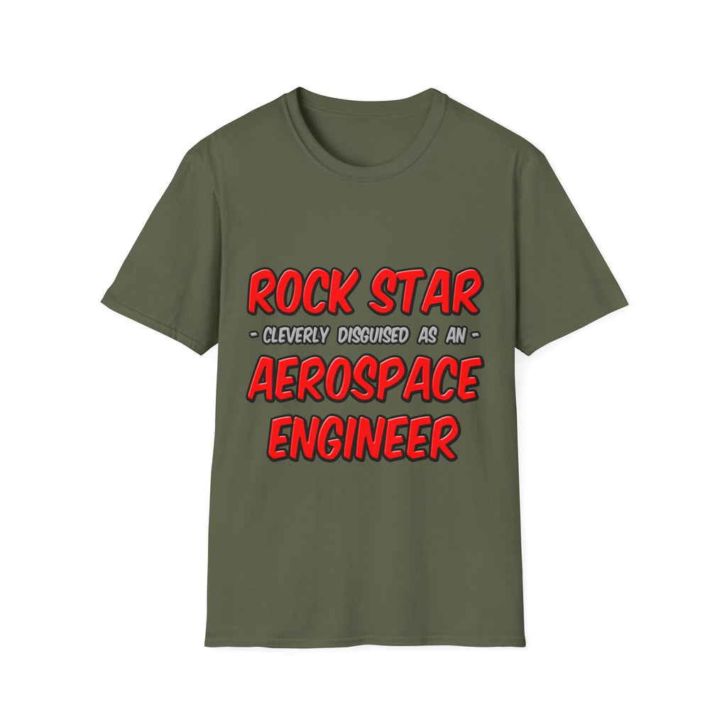 Rock Star...Aerospace Engineer - Unisex Softstyle T-Shirt