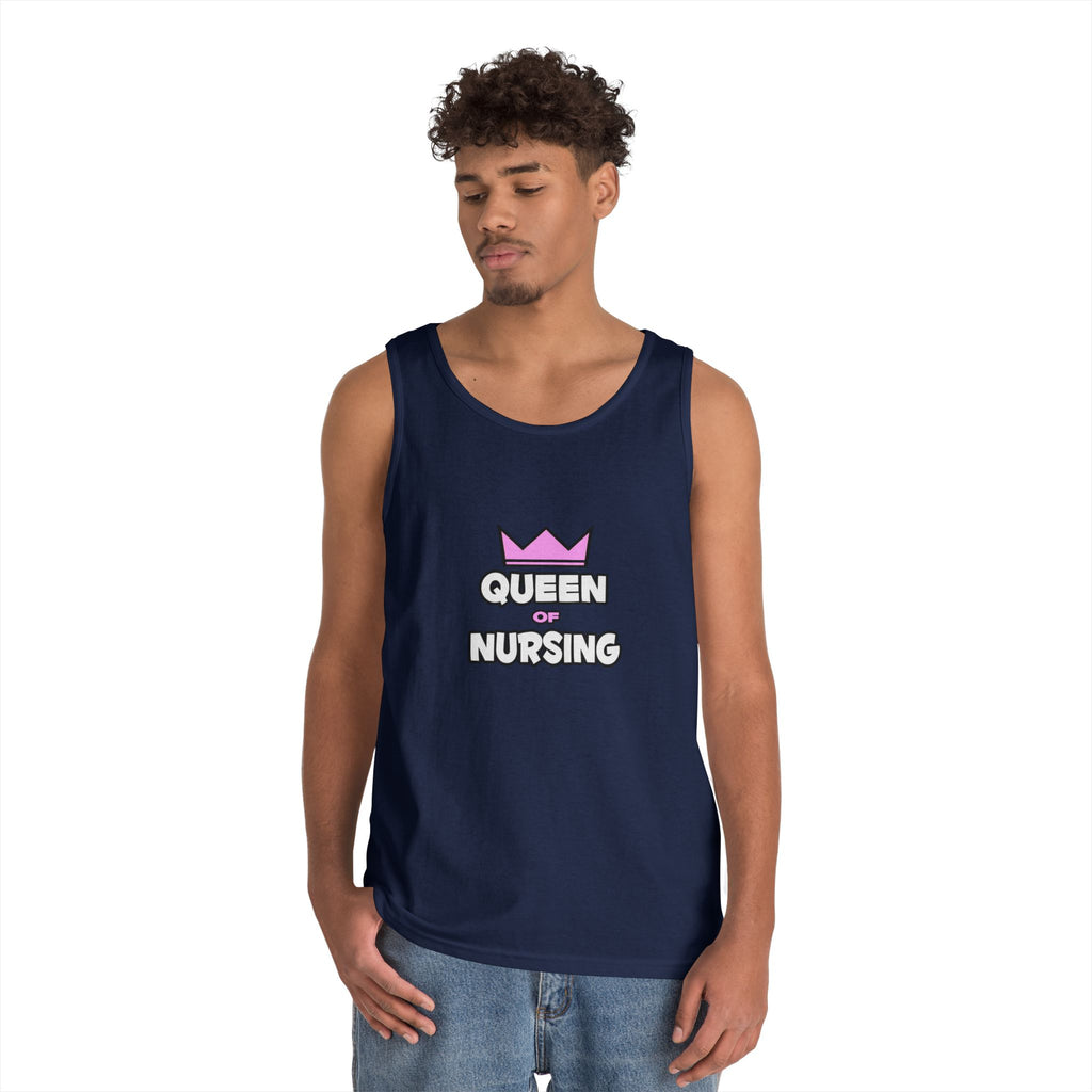 Queen of Nursing - Unisex Heavy Cotton Tank Top