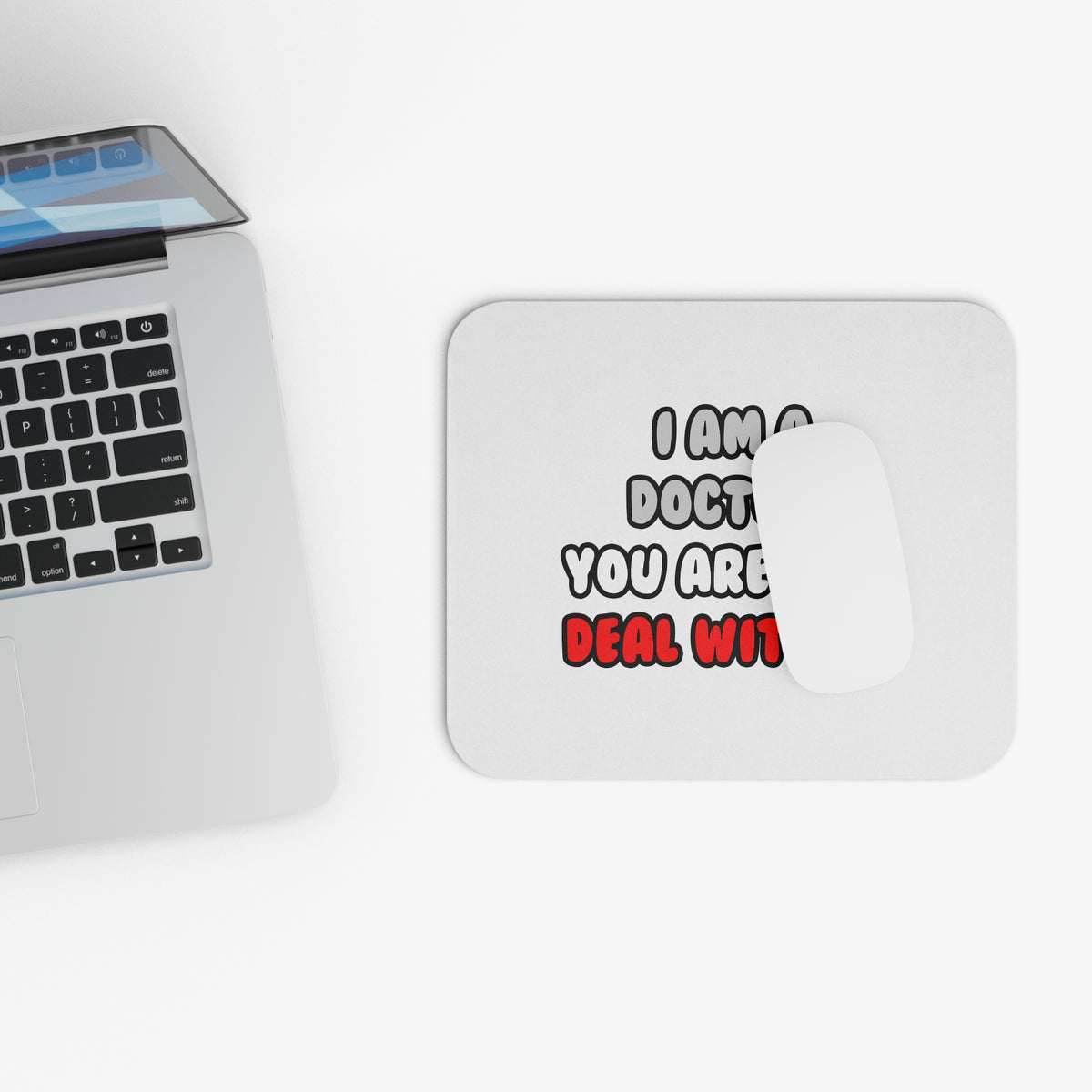 Deal With It ... Funny Doctor - Mouse Pad (Rectangle)