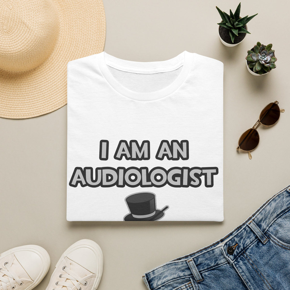 I Am An Audiologist ... Not A Magician - Unisex Softstyle T-Shirt