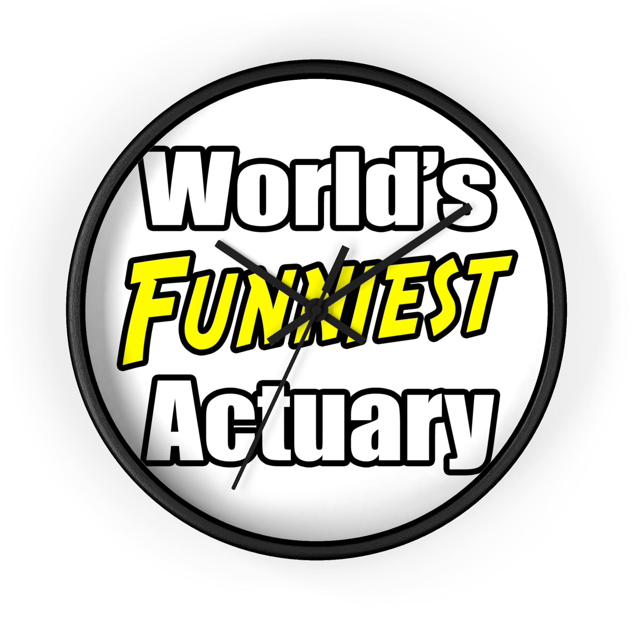 World's Funniest Actuary - Wall Clock