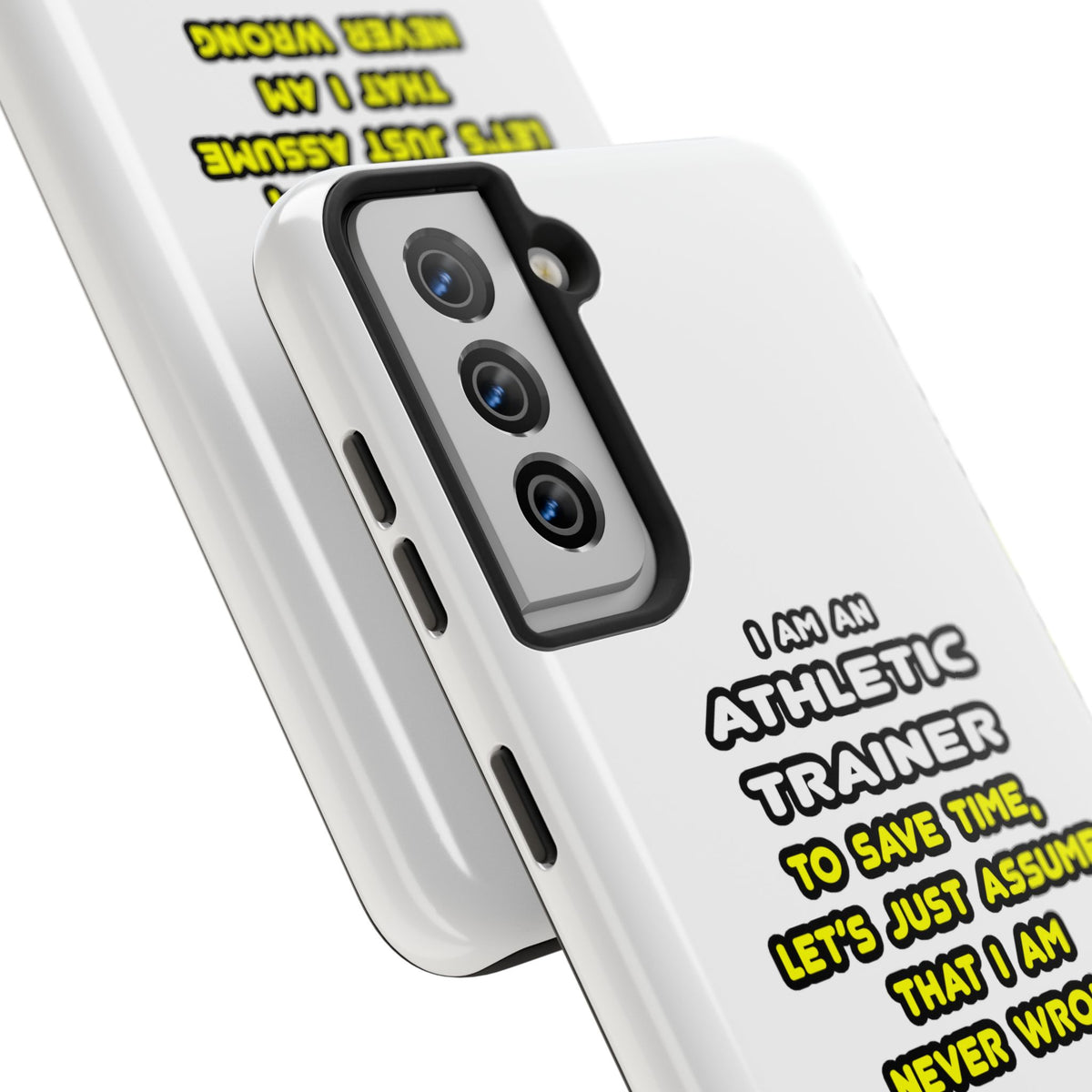 Funny Athletic Trainer T Shirts - Tough Phone Cases