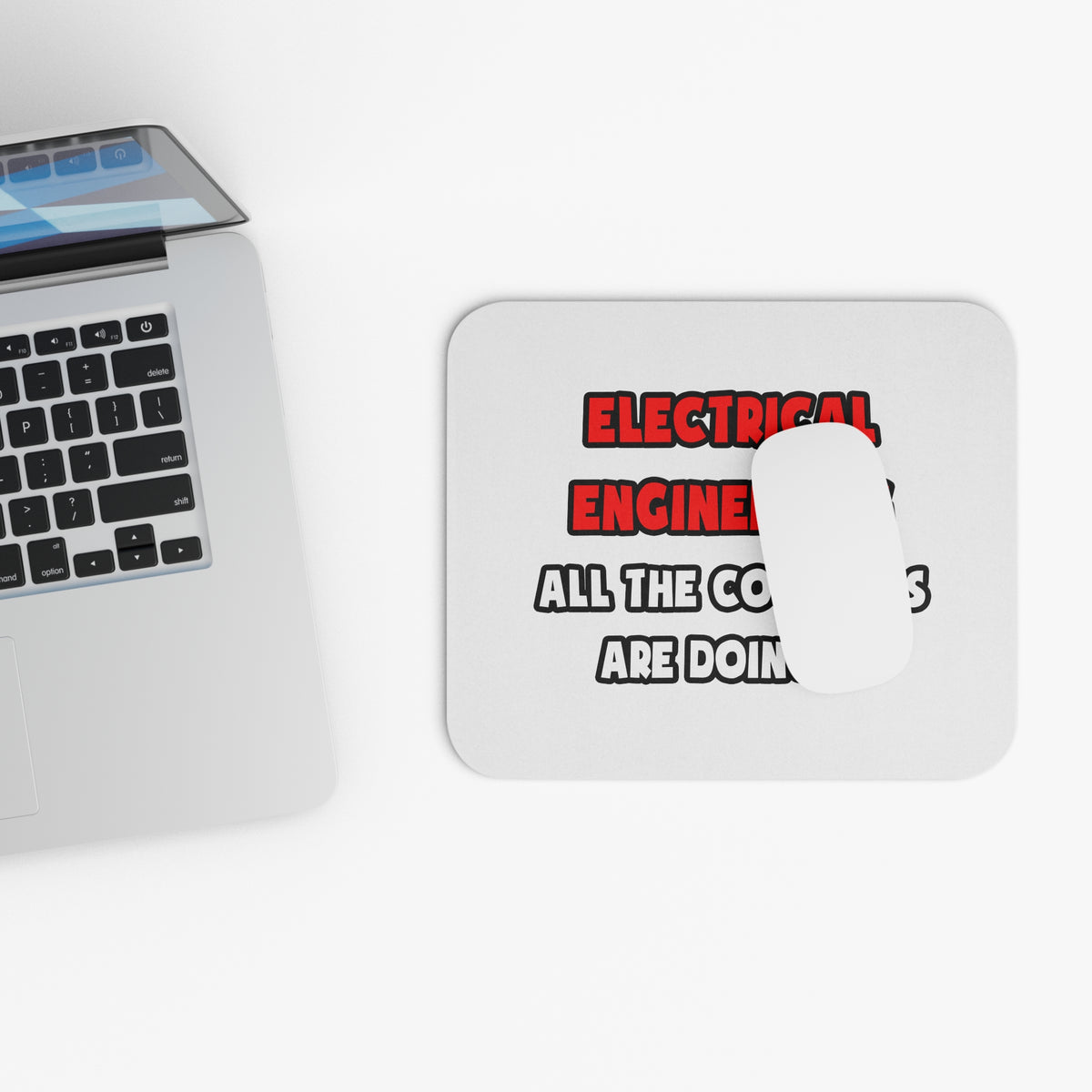 Funny Electrical Engineer Shirts and Gifts - Mouse Pad (Rectangle)