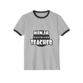 Ninja Teacher - Unisex Cotton Ringer T-Shirt