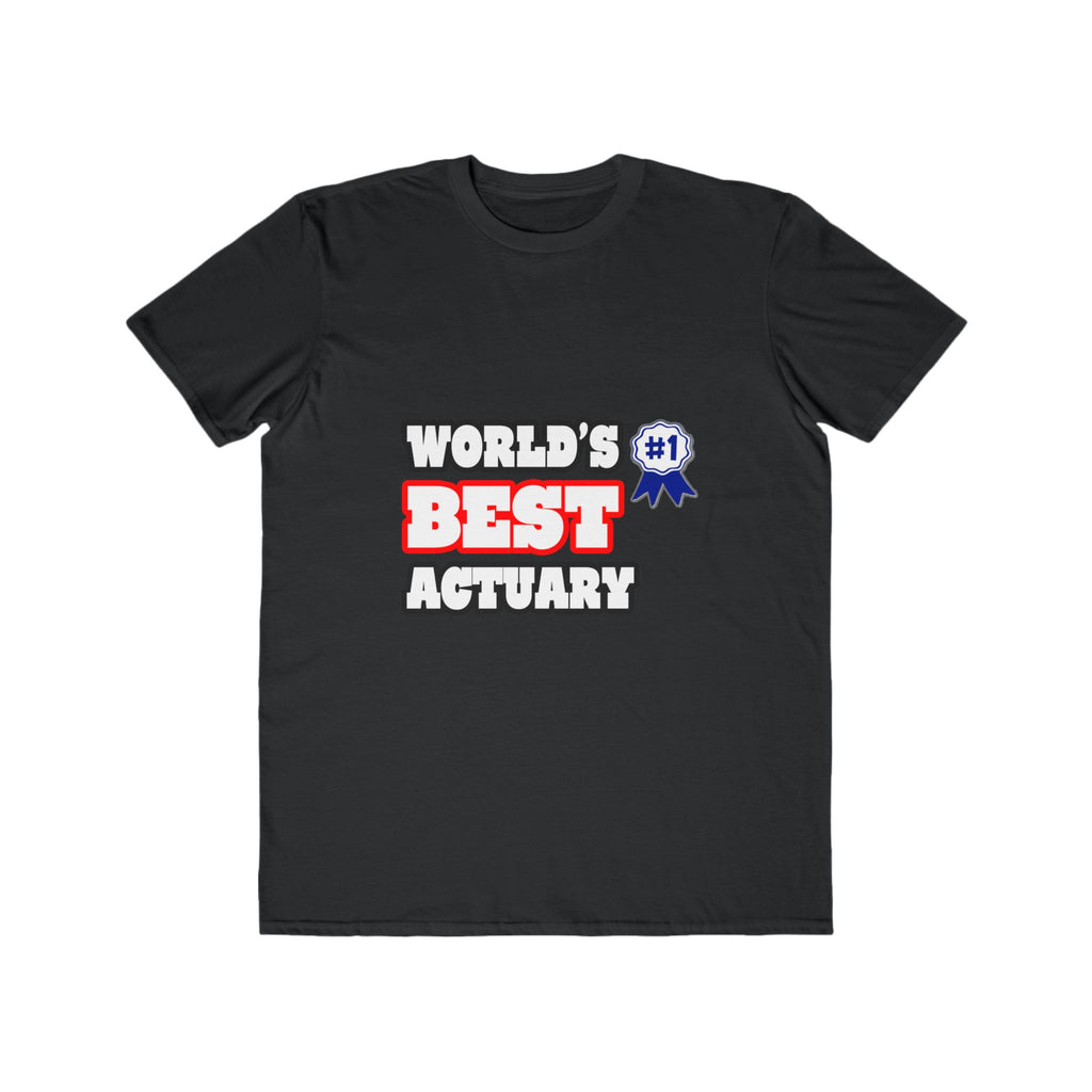 World's Best Actuary - Men's Lightweight Fashion Tee