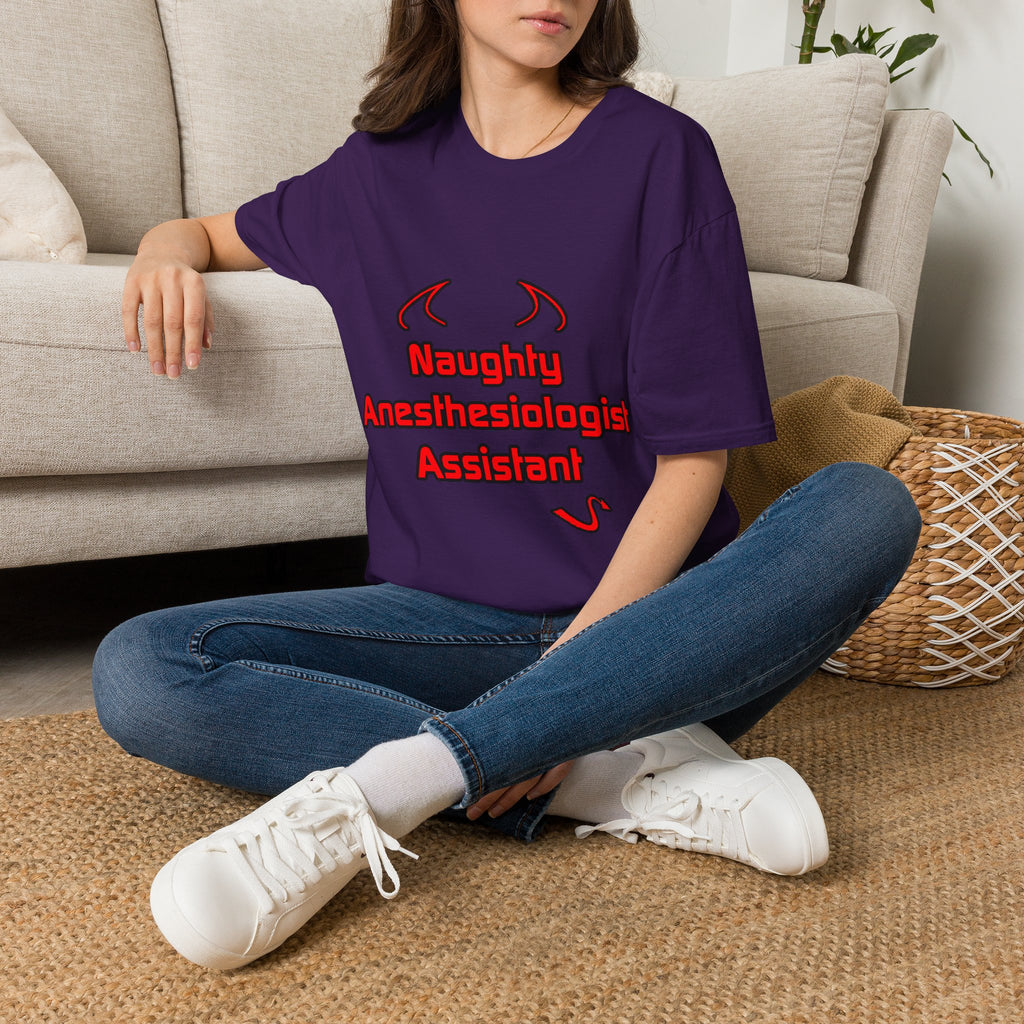 Naughty Anesthesiologist Assistant - Unisex Softstyle T-Shirt