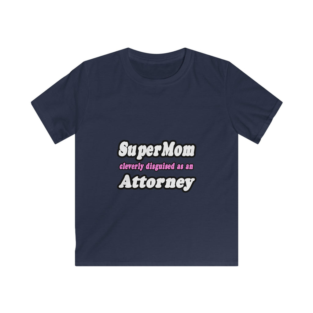 SuperMom Attorney - Kids Softstyle Tee