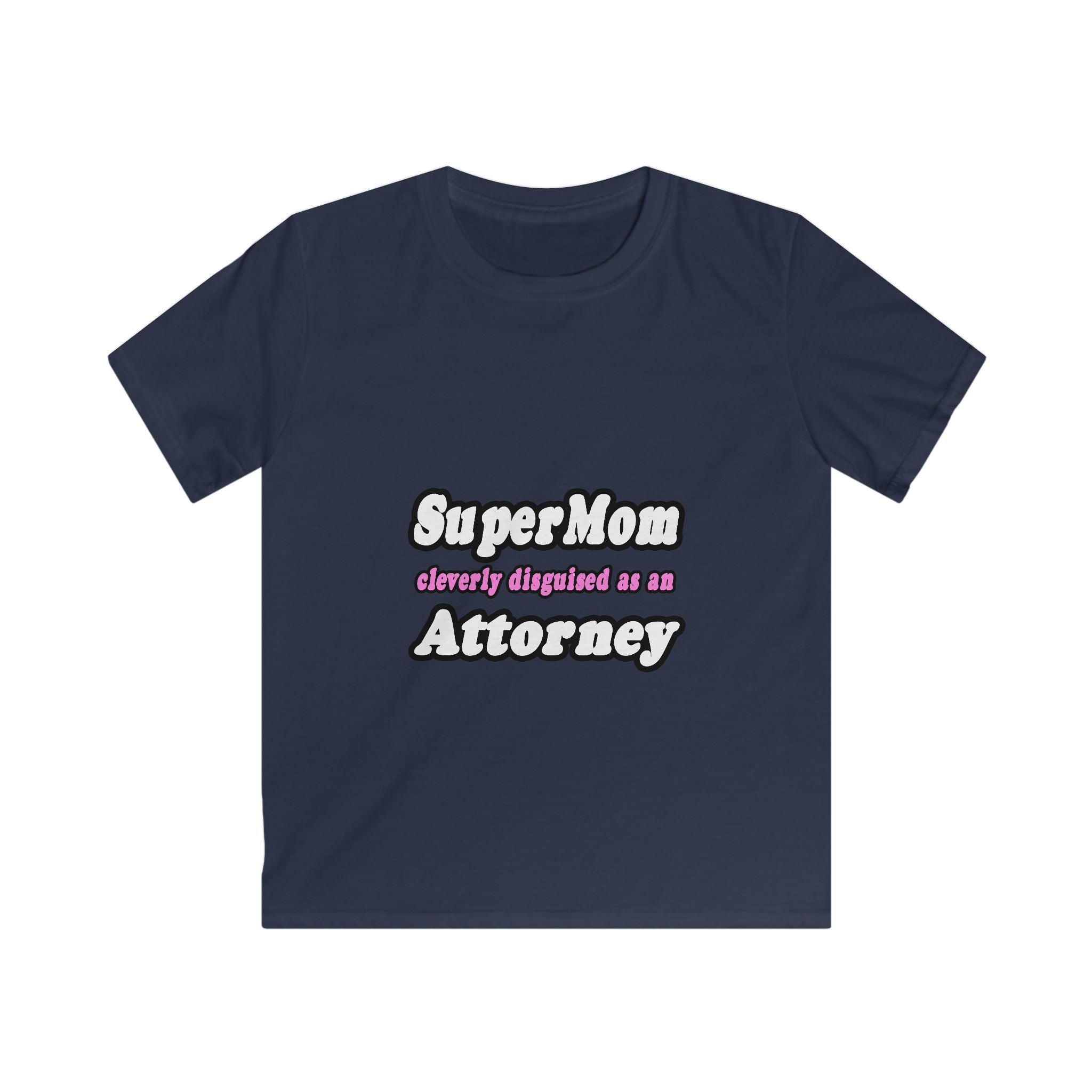 SuperMom Attorney - Kids Softstyle Tee